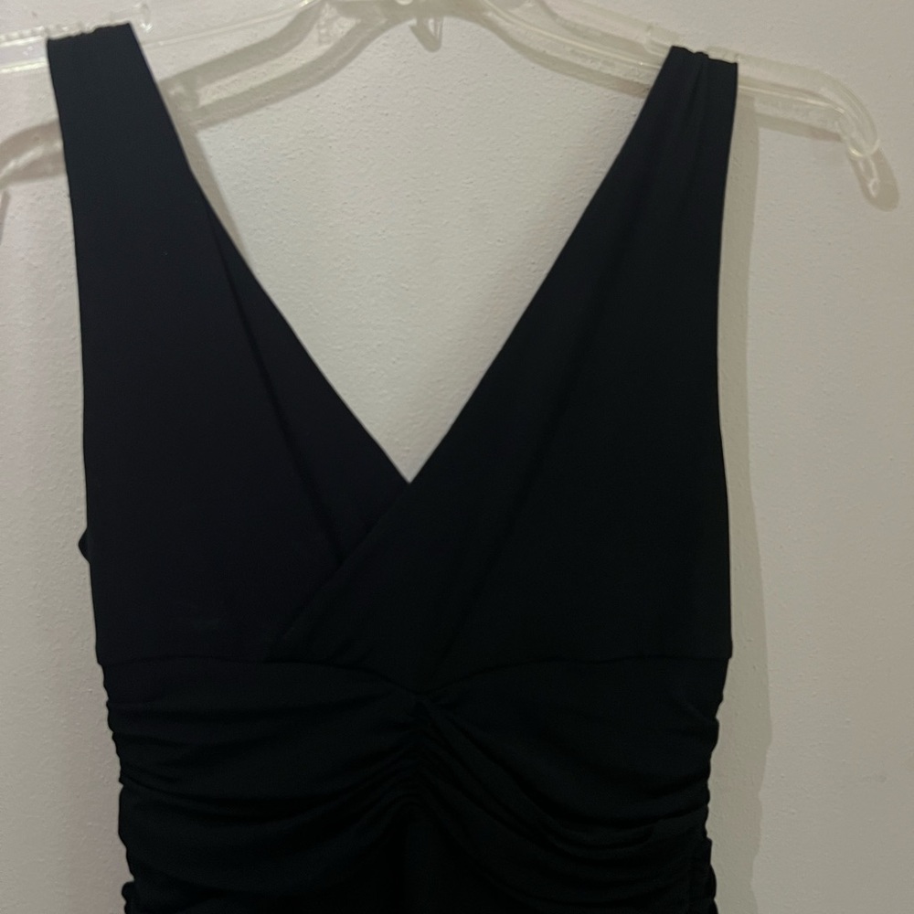 London Style Black Midi Dress Size 12 - Picture 8 of 11